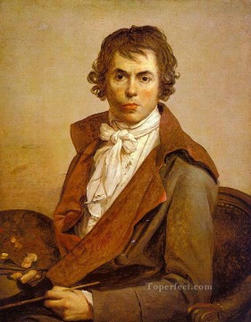  Neoclassicism Painting - self portrait cgf Neoclassicism Jacques Louis David